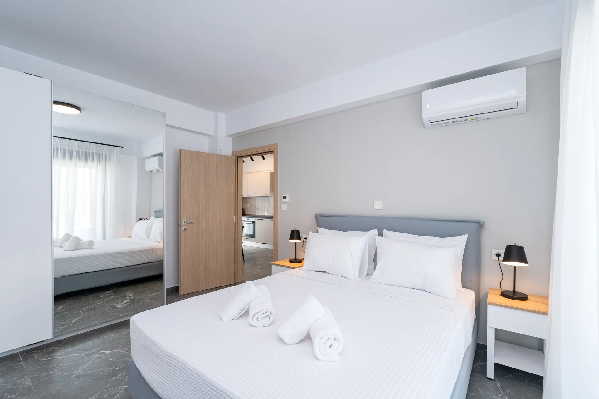 Tiara Holidays - Olympiada Residential Complex & Villas - Three-Bedroom villa with Private Pool & Rooftop - bedroom 1.webp